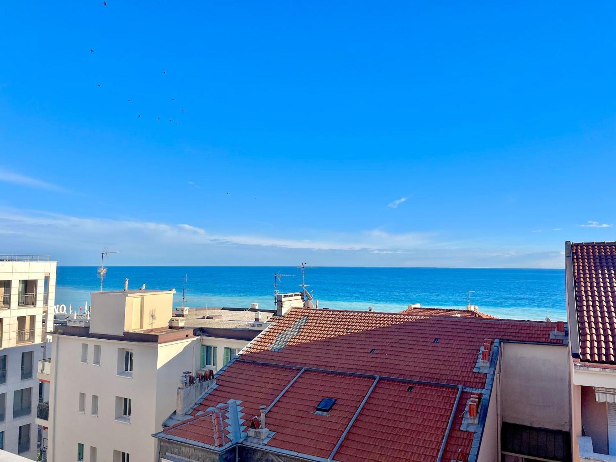 "Le Rooftop Des Rivages" Immense Terrasse, Centre Lejlighed Menton Eksteriør billede